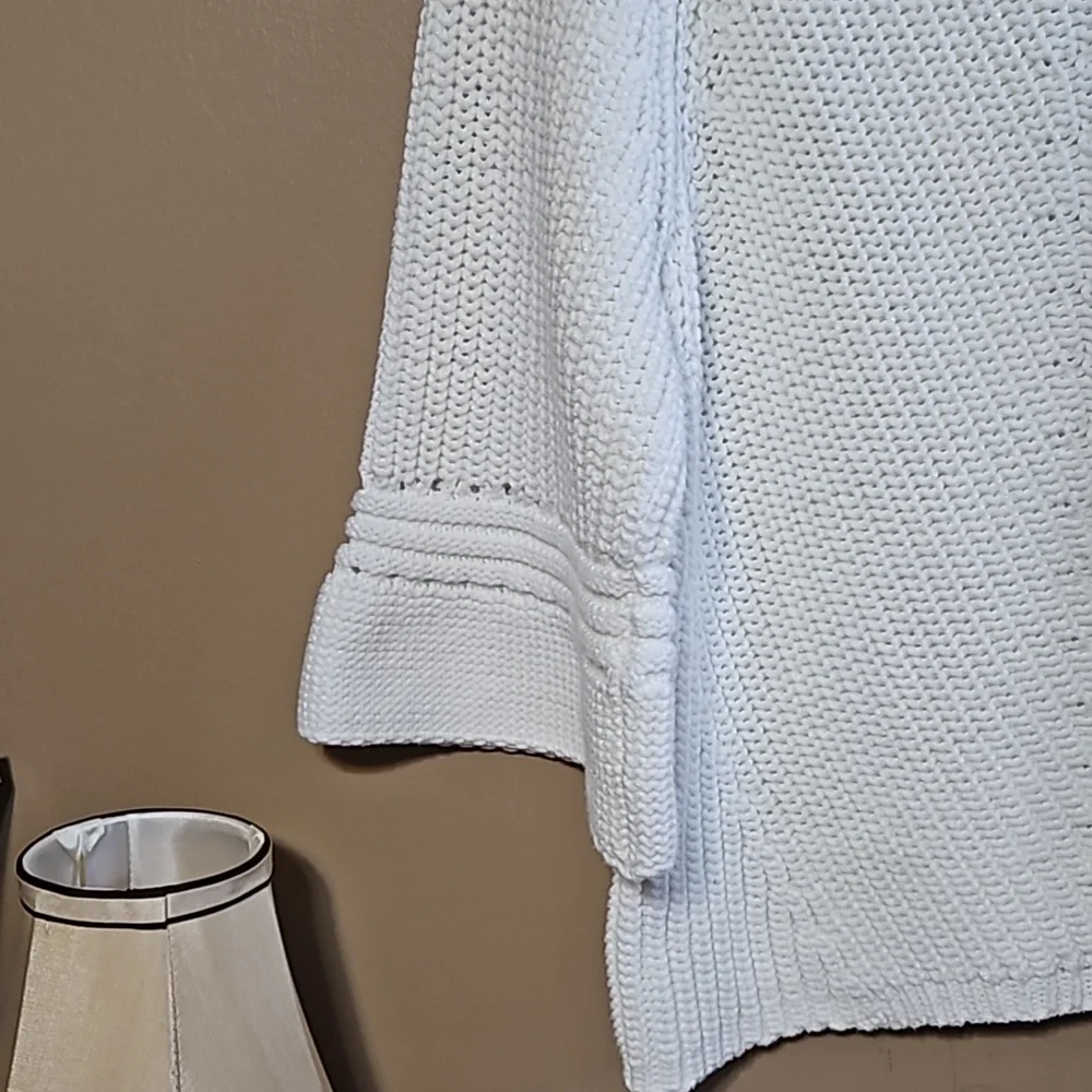 Anthropologie White Knit Sweater - Picture 7 of 13
